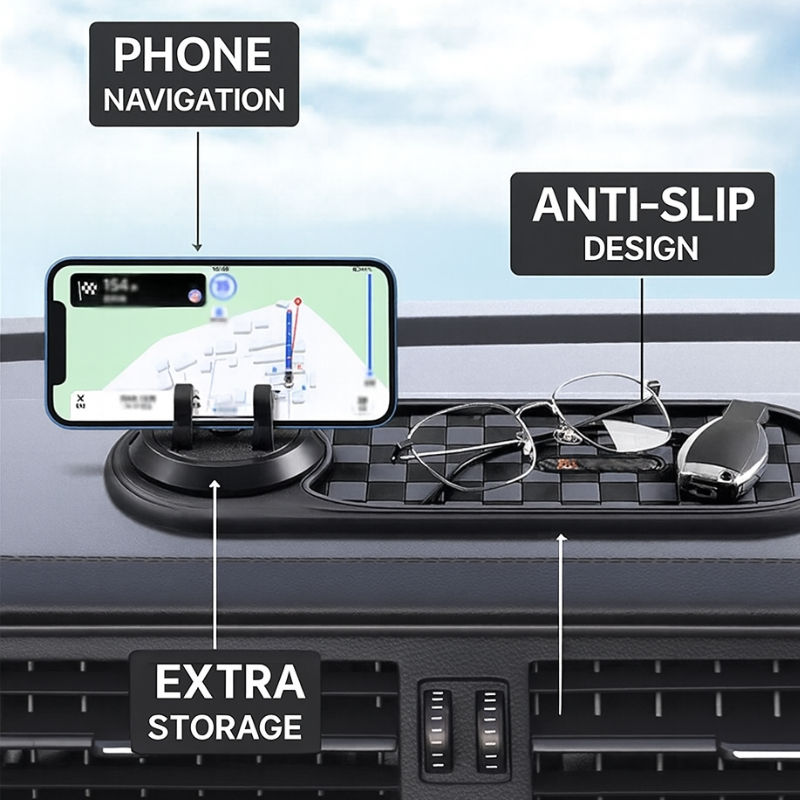 Aurora Drive™ Anti-Slip Dashboard Stand